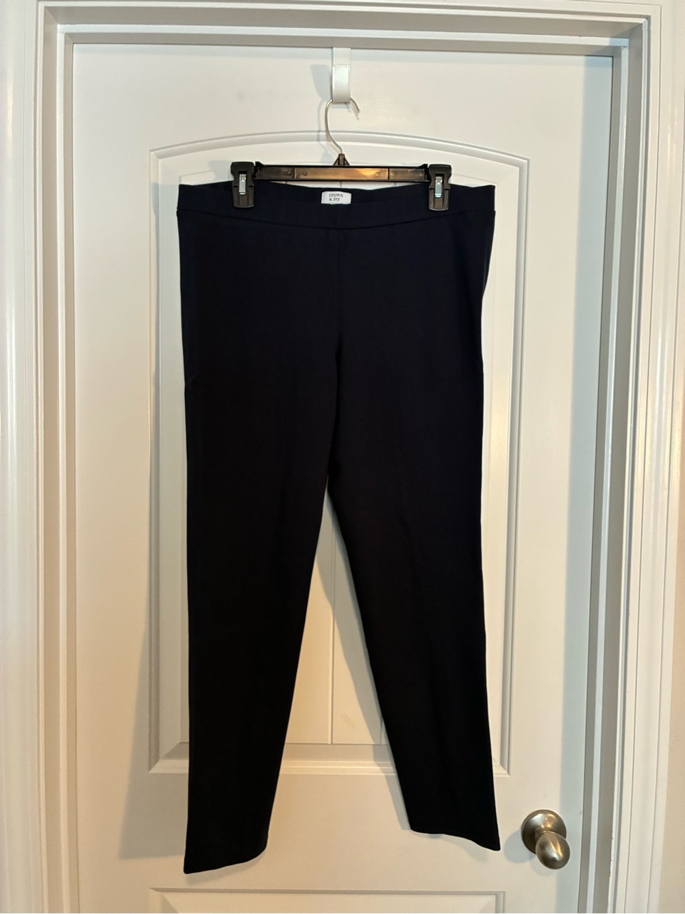 Navy Slim Stretch Pants